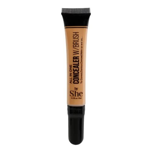 All in one Concealer with Built in Brush by S.he Makeup (18 Mocha)
