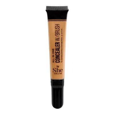 All in one Concealer with Built in Brush by S.he Makeup (21 Caramel)