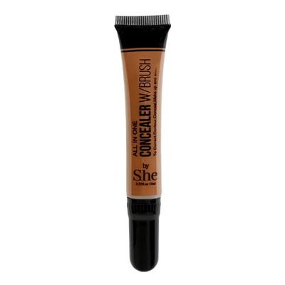 All in one Concealer with Built in Brush by S.he Makeup (14 Chocolate)