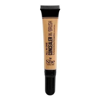 All in one Concealer with Built in Brush by S.he Makeup (20 Almond)