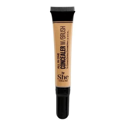 All in one Concealer with Built in Brush by S.he Makeup (20 Almond)
