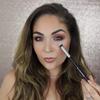 Angled Kabuki Blush Brush + Small Mini Mineral Powder Eyeshadow Brush - Beauty Junkees Soft Synthetic Bristles for Applying, Blending, Buffing, Sculpting Powder, Liquid, Cream, Minerals, Cruelty Free view 4