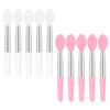 minkissy 30pcs Portable Lip Brush Mini Travel Makeup Tool for Lipstick Lip Balm and Cosmetics Soft view 2