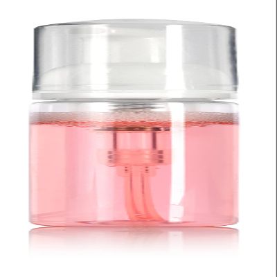 JUVITUS 1.7 oz / 50 ml Clear PET Plastic Travel Foamer Pump Bottle (Pack of 50)