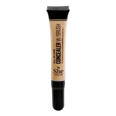 All in one Concealer with Built in Brush by S.he Makeup (13 Tan)