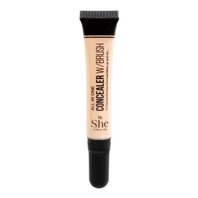 All in one Concealer with Built in Brush by S.he Makeup (12 Sand)