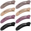 ACO-UINT 8 Pack Hair Accessories: Flat Claw Clips, Alligator Barrettes, Non-Slip French Clips, Duckbilled Hair Clips for Women's Hairstyling and Sectioning view 1