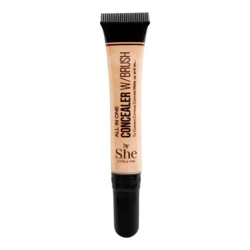 All in one Concealer with Built in Brush by S.he Makeup (11 Peach)
