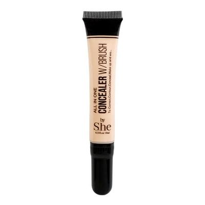 All in one Concealer with Built in Brush by S.he Makeup (16 Natural Beige)