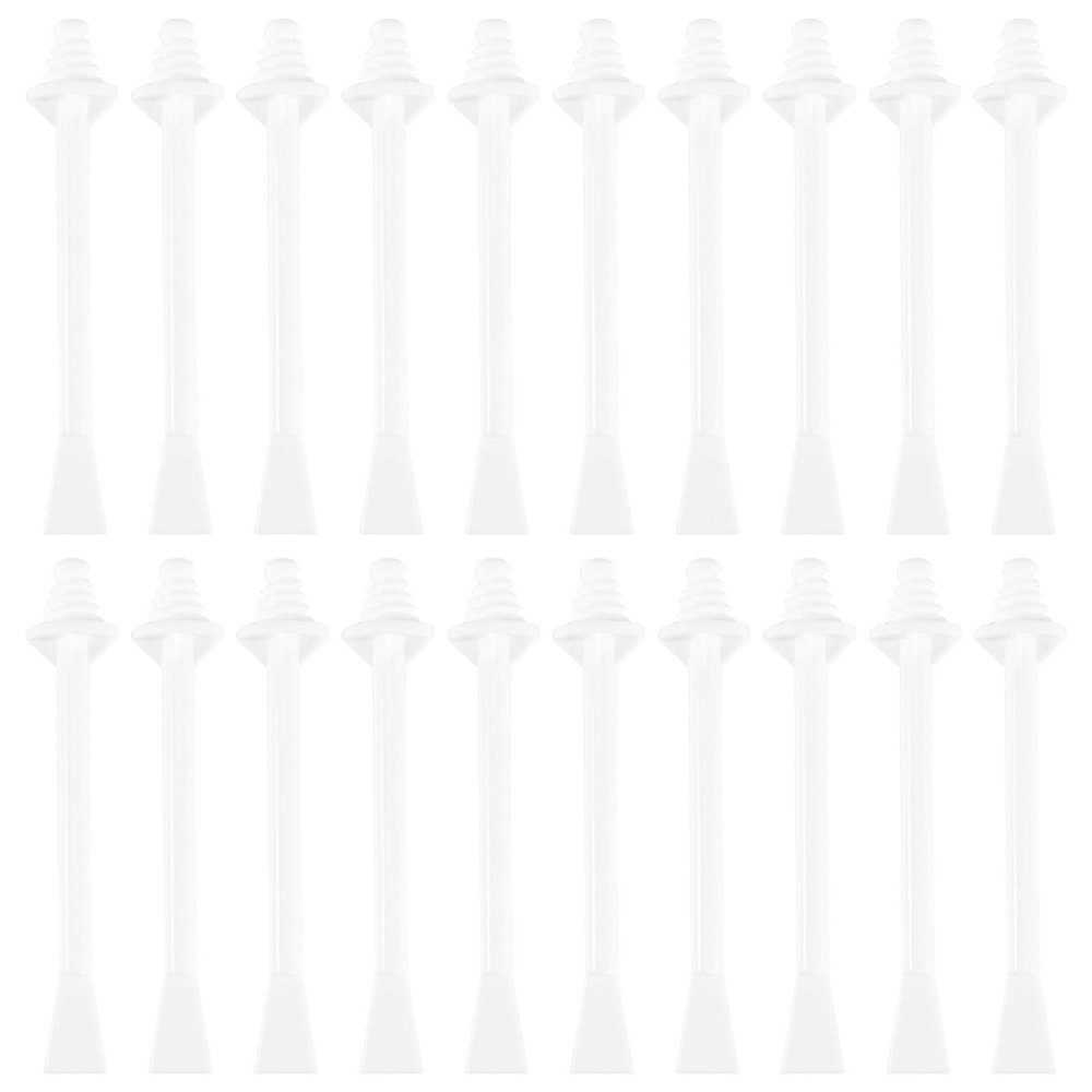 Beavorty 60pcs Nasal Hair Wax Rod Nose Wax Sticks Plastic Nose Hair Removal Tool Lightweight Easy to Carry