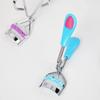 AKOAK 1 Pack Curl Eyelash Curler Stainless Steel Heart Handle Eyelashes Curling Clip Lashes Cosmetic Accessories Makeup Tools for Women (Blue+Rose red) view 3