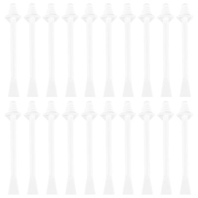 Beavorty 40pcs Nostril Hair Sticks Waxing Applicator Sticks Nose Hair Removal User-friendly No Burrs