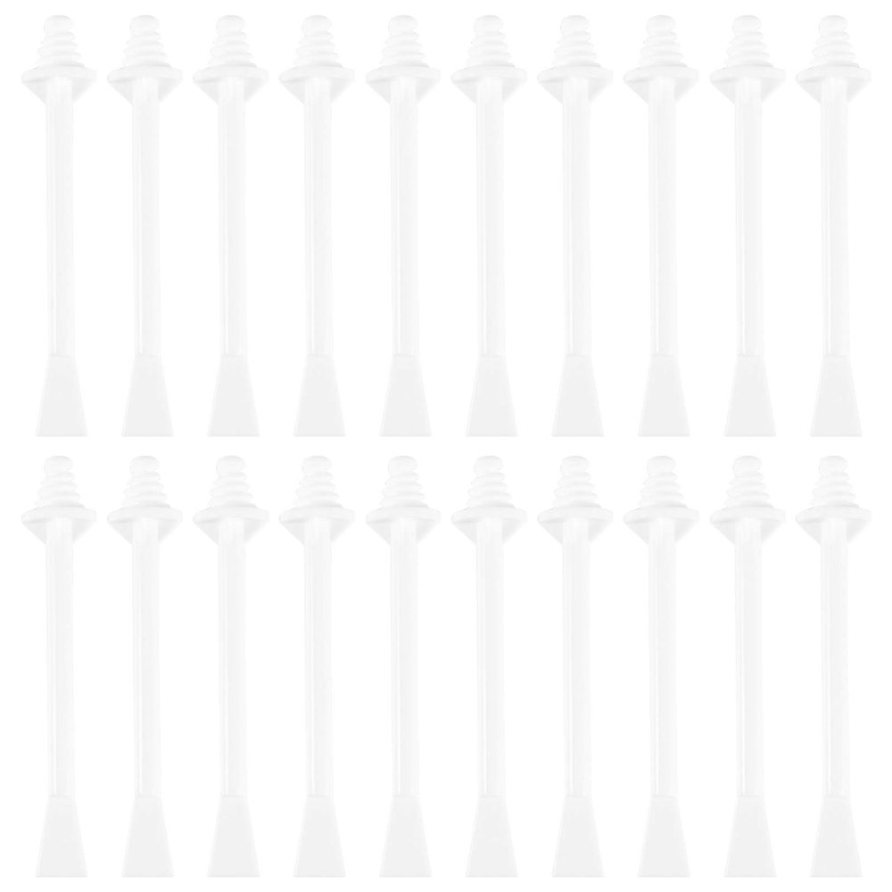 Beavorty 40pcs Nostril Hair Sticks Waxing Applicator Sticks Nose Hair Removal User-friendly No Burrs