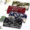 Acenail Boho Headbands Women Wide Head Bands Knotted Turban Headband Nonslip Elastic Hairbands Floral Hairband Workout Hair Scarfs Yoga Sweatbands Bohemian Head Wraps for Women 4Pcs (#2 Boho) view 2