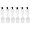 Zerodeko 12pcs Refillable Shower Gel Bottles Toiletries Containers for Home Travel Random Color for Shampoo Lotion view 1