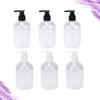 Zerodeko 12pcs Refillable Shower Gel Bottles Toiletries Containers for Home Travel Random Color for Shampoo Lotion view 3