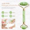AECW 3-in-1 Natural Stone Jade Roller and Gua Sha Set for Face and Eye Ice Roller Facial Cooling Massage Roller view 3