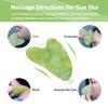 AECW 3-in-1 Natural Stone Jade Roller and Gua Sha Set for Face and Eye Ice Roller Facial Cooling Massage Roller view 4