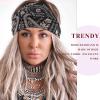 Acenail Boho Headbands Women Wide Head Bands Knotted Turban Headband Nonslip Elastic Hairbands Floral Hairband Workout Hair Scarfs Yoga Sweatbands Bohemian Head Wraps for Women 4Pcs(#5 Gorgeous) view 4