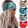 Acenail Boho Headbands Women Wide Head Bands Knotted Turban Headband Nonslip Elastic Hairbands Floral Hairband Workout Hair Scarfs Yoga Sweatbands Bohemian Head Wraps for Women 4Pcs(#6 Chic) view 1