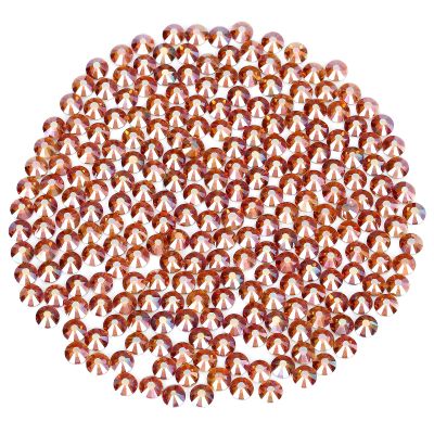 Novani Rhinestones 3000Pcs Flatback Crystal Round Loose Gemstones Glass Rhinestones for Crafts Makeup Nail Art Clothes Shoes DIY Decorations(SS8, 2.3-2.5mm,Amber)