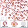 Novani Rhinestones 1440Pcs Flatback Crystal Round Loose Gemstones Glass Rhinestones for Crafts Makeup Nail Art Clothes Shoes DIY Decorations(SS20, 4.6-4.8mm,Amber) view 2
