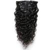 10inch Water Wave Clip in Human Hair Extensions for Black Women Natural Wave Real Human Remy Hair Clip for African American Natural Hair Extensions Clip ins view 2