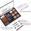 MAEPEOR Brow Contour Kit 25 Piece Waterproof Eyebrow Palette Set 12 Colors Eyebrow Powder 5 Colors Brow Wax 3 Brushes 1 Eyebrow Pencil for Novice and Professional (Set 00) view 2