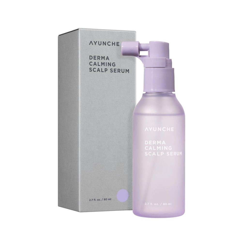 AYUNCHE Derma Calming Hair Serum 2.7 fl oz (80ml) [For Dry & Weakened Scalp] | Moisturizing and Soothing | Cica Hair Care | Vegan | Korean Salon Brand