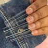 SITELENABY Acrylic 3XL Full Cover Square Nail Tips, 12 Sizes, 360pcs, Clear, Glossy Finish view 4