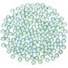 Novani Rhinestones 3000Pcs Flatback Crystal Round Loose Gemstones Glass Rhinestones for Crafts Makeup Nail Art Clothes Shoes DIY Decorations(SS10, 2.7-2.9mm,Light Green AB) view 1