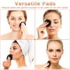 Foaincore 40 Pcs Reusable Makeup Remover Pads with Mesh Storage Bag and Bamboo Box Washable Bamboo Cotton Rounds Soft Reusable Face Pad for Toner Skin Various Skin Care Products(Black) view 3