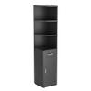 Paddie Corner Hair Salon Station, Wall Mount Salon Storage Hair Stylist Equipment Set w/Lockable Drawers/Storage Cabinet view 1
