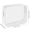 Lermende 2pcs Clear Toiletry Bag TSA Approved Travel Bag,Carry On for Travel,Airport Airline Accessories Compliant Bag,Quart Sized Makeup Cosmetic bag Women Men (Transparent, 2 Pack) view 2