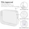 Lermende 2pcs Clear Toiletry Bag TSA Approved Travel Bag,Carry On for Travel,Airport Airline Accessories Compliant Bag,Quart Sized Makeup Cosmetic bag Women Men (Transparent, 2 Pack) view 3