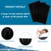 Boao 20 Pieces Disposable Bed Sheets, 31 x 71 Inches, Black, Modern Massage Table Sheet view 3