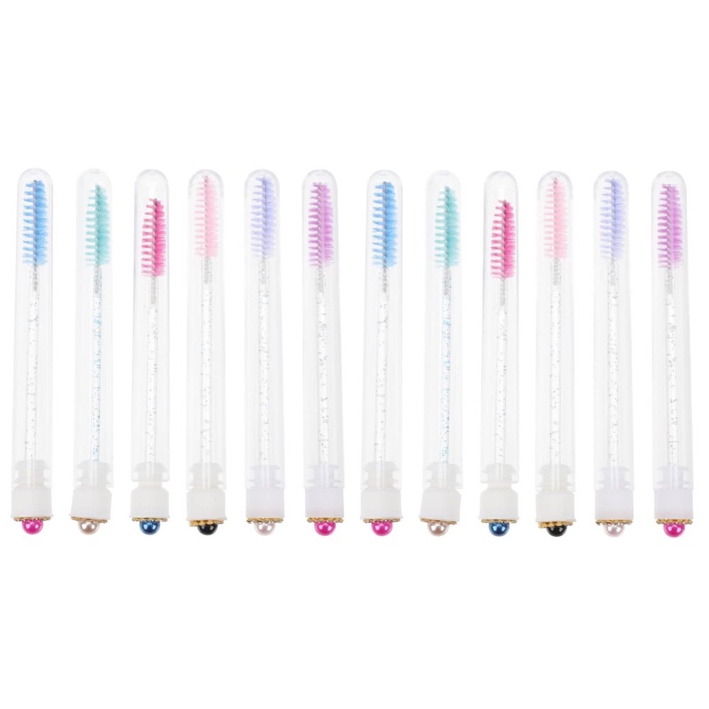 minkissy 20sets Empty Mascara Tubes Wands Eyelash Brush and Tube for Diy Mascara for Makeup Applications and Eyelash Extensions Random Style
