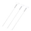 Fan 3pcs Facial Soft Facial Mask Applicator Mask Long Handle Fan Shape Mask Diy Soft Makeup Cosmetic Tools for Peel Mask Makeup Facial Brush view 1