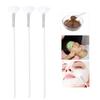 Fan 3pcs Facial Soft Facial Mask Applicator Mask Long Handle Fan Shape Mask Diy Soft Makeup Cosmetic Tools for Peel Mask Makeup Facial Brush view 2