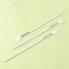 Fan 3pcs Facial Soft Facial Mask Applicator Mask Long Handle Fan Shape Mask Diy Soft Makeup Cosmetic Tools for Peel Mask Makeup Facial Brush view 3