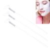 Fan 3pcs Facial Soft Facial Mask Applicator Mask Long Handle Fan Shape Mask Diy Soft Makeup Cosmetic Tools for Peel Mask Makeup Facial Brush view 4