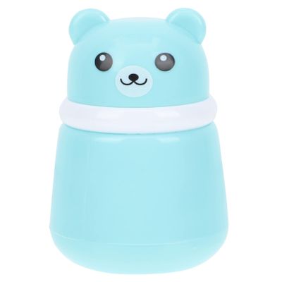 FOMIYES Baby Talc Dispenser Bear Powder Puff Box Portable Storage Box Shaker Container