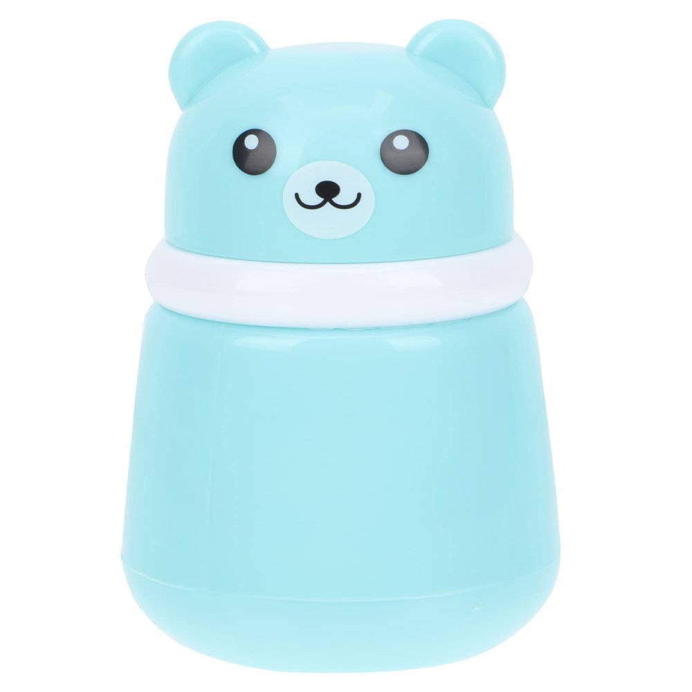 FOMIYES Baby Talc Dispenser Bear Powder Puff Box Portable Storage Box Shaker Container
