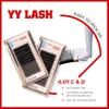 THE LASH SUPPLY YY Hybrid Eyelash Extension Professional Supplies, C/D Curl, 9-15mm Length, 0.07 Thickness, Matte Black Fake Eye Lashes, Soft and Lightweight Lashes Mixed Pack view 2