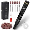 LIERKISS Nail Drill Cordless 35000RPM Rechargeable Professional Electric Nail Drill Kit Wireless Nail File Drill Acrylic Drill for Acrylic Gel Nails Manicure Pedicure Polishing Remover view 1