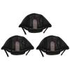 Nylon Wig Caps,3pcs Wig Caps,Closed End Hair Mesh Net Wig Caps, Soft Breathable Wig Making Caps,Flexible Nylon Dome Mesh Wig Cap For Making Wigs Women & Men, wig dome cap for making caps wigs br view 1