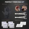 BodyJ4You 157PC Body Piercing Kit Bump Aftercare Treatment | Belly Ring Nose Septum Tragus Ear Cartilage Industrial | Horseshoe Ring Hoop Barbell Stud Spike | 14G 16G 18G 20G | RANDOM Mix Jewelry view 3