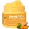 Turmeric Face Cream for Face & Body - All Natural Turmeric Skin Brightening Lotion - Cleanses Skin, Fights Acne, Evens Tone, Fades Scars, Sun Damage, & Age Spots - Pure Turmeric Cream with Vitamin C view 1
