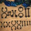 BodyJ4You 157PC Body Piercing Kit Bump Aftercare Treatment | Belly Ring Nose Septum Tragus Ear Cartilage Industrial | Horseshoe Ring Hoop Barbell Stud Spike | 14G 16G 18G 20G | RANDOM Mix Jewelry view 2