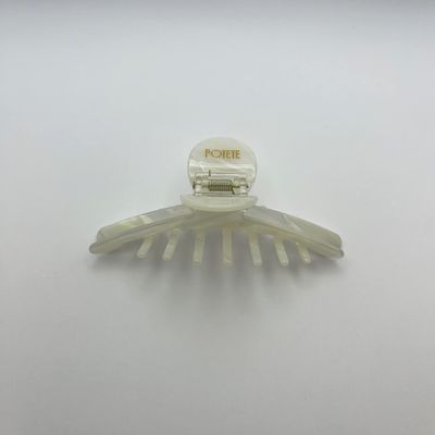 POTETE Big Skinny Hair Clip (012-white)